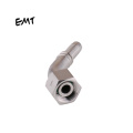 EMT 20441/20541 45 degree stainless steel 304 316L forged metric hydraulic hose connector elbow fittings